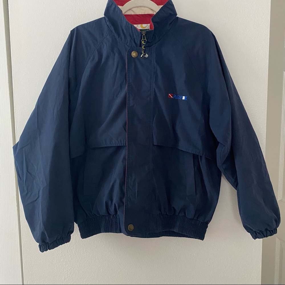 Vintage Luna Pier Zip-up Windbreaker - Medium